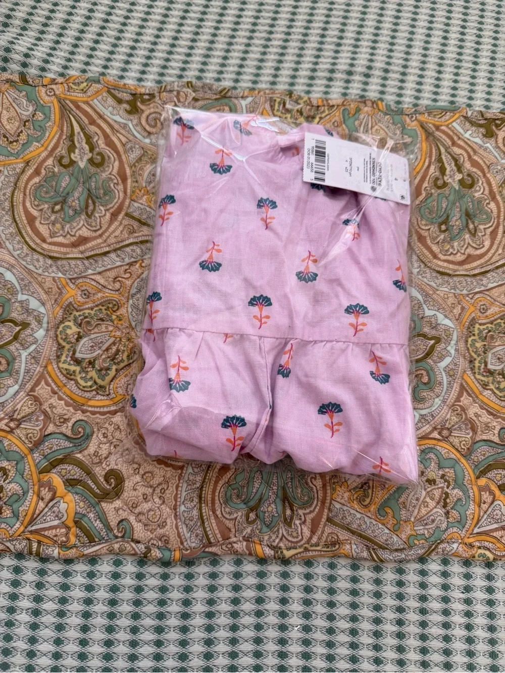 New Carter’s Toddler Girl Romper 4T Boho Pink Floral New with tags